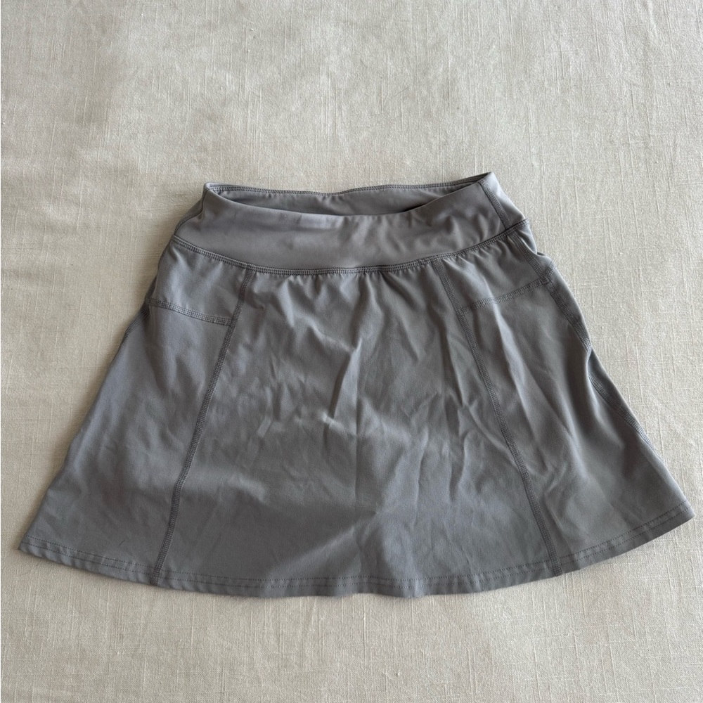 90 Degree By Reflex Gray A-Line Mini Skirt Casual